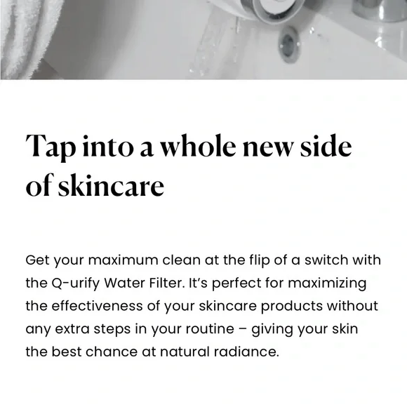 BNIB QURE Q-Urify Water Filter